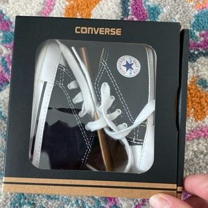 Converse Crib Shoe First Star Hi Black